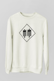 Marilyn Manson Beyaz Unisex Sweatshirt