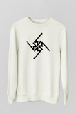 Marilyn Manson Beyaz Unisex Sweatshirt