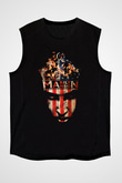 Marilyn Manson Siyah Unisex Kolsuz Tişört