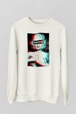 Marilyn Monroe Beyaz Unisex Sweatshirt