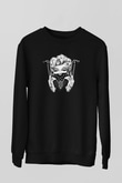 Marilyn Monroe Siyah Unisex Sweatshirt