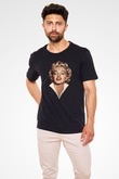 Marilyn Monroe Siyah Unisex Tişört T-Shirt - TişörtFabrikası