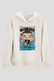 Mark Hoppus Blink 182 Baskılı Unisex Beyaz Hoodie