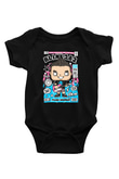 Mark Hoppus Blink 182 Baskılı Unisex Siyah Bebek Body - Zıbın