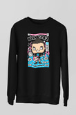 Mark Hoppus Blink 182 Baskılı Unisex Siyah Sweatshirt