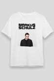 Markus Schulz Beyaz Unisex Tişört T-Shirt - TişörtFabrikası