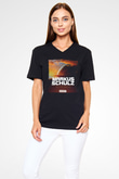 Markus Schulz Siyah Unisex V Yaka Tişört