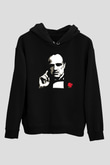 Marlon Brando Siyah Unisex Hoodie
