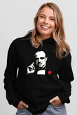 Marlon Brando Siyah Unisex Hoodie