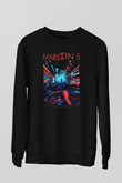 Maroon 5 Siyah Unisex Sweatshirt