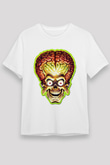 Mars Attacks Beyaz Unisex Tişört