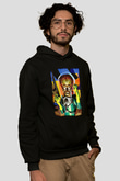 Mars Attacks Siyah Unisex Hoodie
