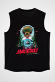 Mars Attacks Siyah Unisex Kolsuz Tişört