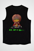 Mars Attacks Siyah Unisex  Kolsuz Tişört