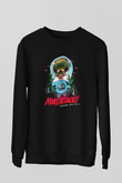 Mars Attacks Siyah Unisex Sweatshirt