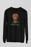 Mars Attacks Siyah Unisex  Sweatshirt