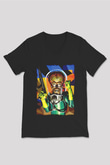 Mars Attacks Siyah Unisex  V Yaka Tişört