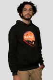 Mars Siyah Unisex Hoodie