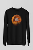 Mars Siyah Unisex Sweatshirt