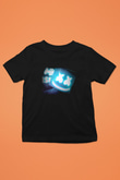 Marshmello Baskılı Siyah Unisex Çocuk Tişört