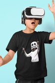 Marshmello Baskılı Siyah Unisex Çocuk Tişört