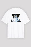 Marshmello Beyaz Unisex Oversize Tişört T-Shirt