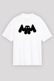 Marshmello Beyaz Unisex Oversize Tişört T-Shirt