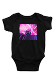 Marshmello Siyah Bebek Body - Zıbın