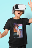 Marshmello Siyah Unisex Çocuk Tişört