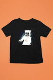 Marshmello Siyah Unisex Çocuk Tişört