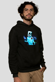 Marshmello Siyah Unisex Hoodie
