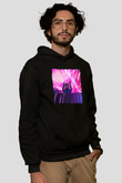 Marshmello Siyah Unisex Kapüşonlu Sweatshirt
