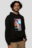 Marshmello Siyah Unisex Kapüşonlu Sweatshirt