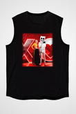 Marshmello Siyah Unisex Kolsuz Tişört