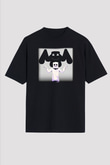 Marshmello Siyah Unisex Oversize Tişört T-Shirt