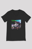 Marshmello Siyah Unisex V Yaka Tişört T-Shirt