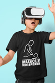 Masör Siyah Unisex Çocuk Tişört