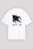 Massive Attack Baskılı Beyaz Unisex Oversize Tişört - Tshirt