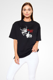 Massive Attack Baskılı Unisex Siyah Oversize Tişört - Tshirt