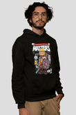 Master Baskılı Unisex Siyah Hoodie