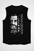 Mastodon Siyah Unisex Kolsuz Tişört