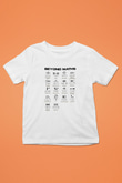 Matematiğin Ötesinde Baskılı Unisex Beyaz Çocuk Tişörtü - Tshirt