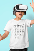 Matematiğin Ötesinde Baskılı Unisex Beyaz Çocuk Tişörtü - Tshirt