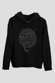 Matematikçi Siyah Unisex Kapşonlu Sweatshirt
