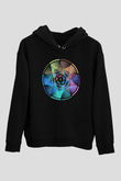 Matematikçi Siyah Unisex Kapşonlu Sweatshirt