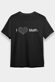 Matematikçi Siyah Unisex Tişört T-Shirt - TişörtFabrikası