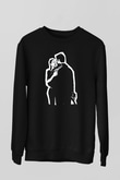 Max Payne Baskılı Unisex Siyah Sweatshirt