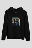 MC Hammer Baskılı Unisex Siyah Hoodie
