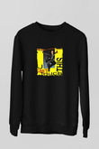 MC Hammer Baskılı Unisex Siyah Sweatshirt