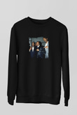 MC Hammer Baskılı Unisex Siyah Sweatshirt